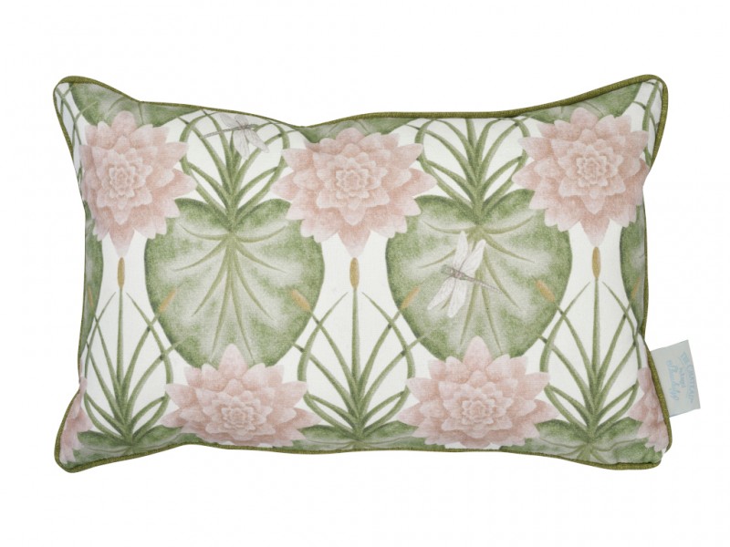 The Chateau by Angel Strawbridge The Lily Garden Cream Boudoir Cushions